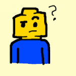 Confused Lego Man